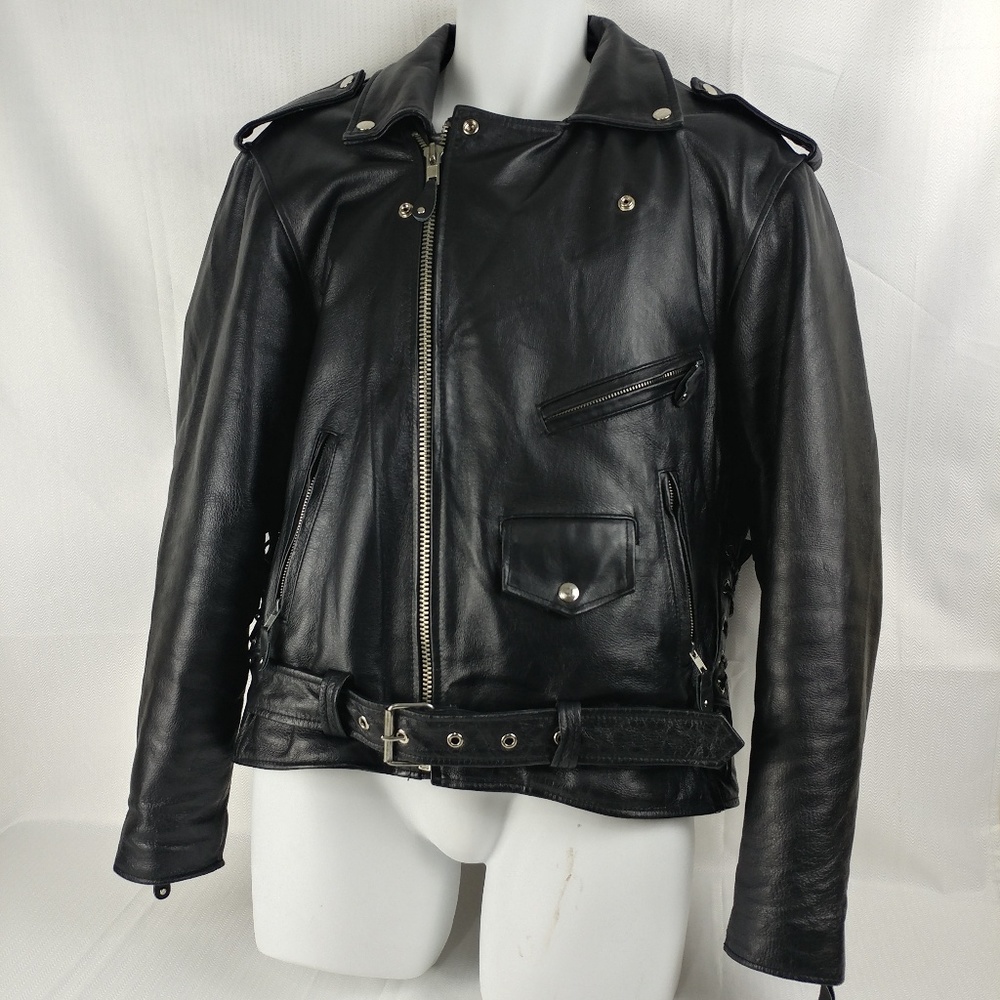 USA Bikers Dream Apperal Insulated Leather Jacket